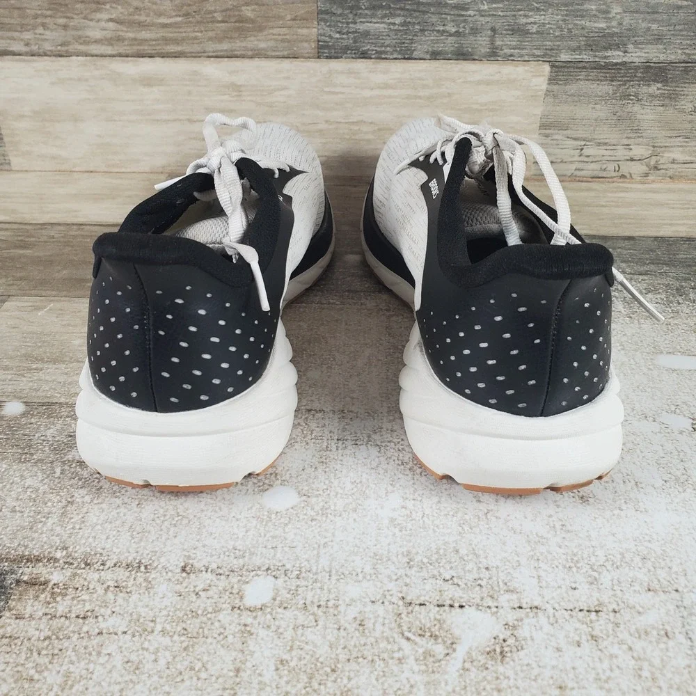 Brooks Anthem 7 Womens Shoes Sz 9 B Regular White Black Tan Mesh Lace Up Sneaker